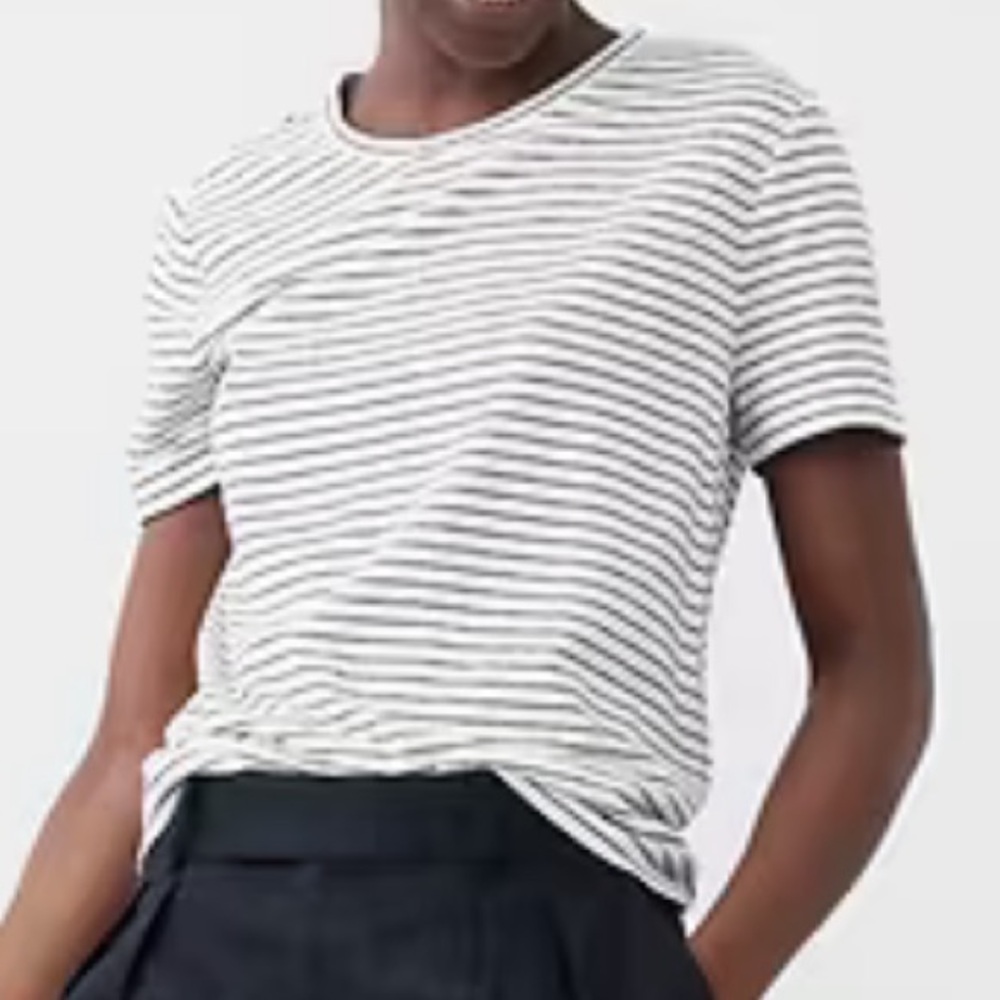 Banana Republic Factory Linen- blend Crewneck Top